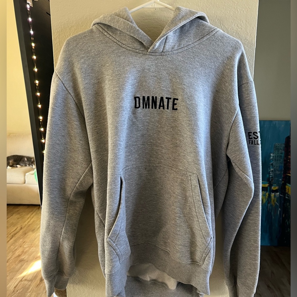 Grey dominate hoodie